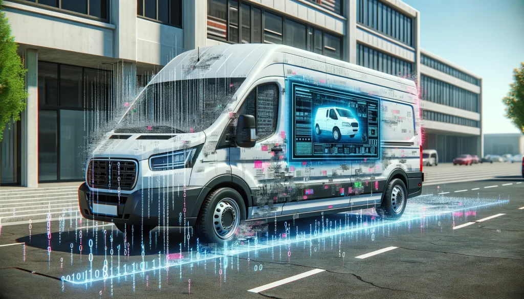 a cyber attack on a van