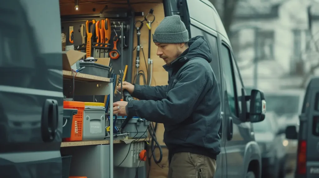 tradesman with a van 