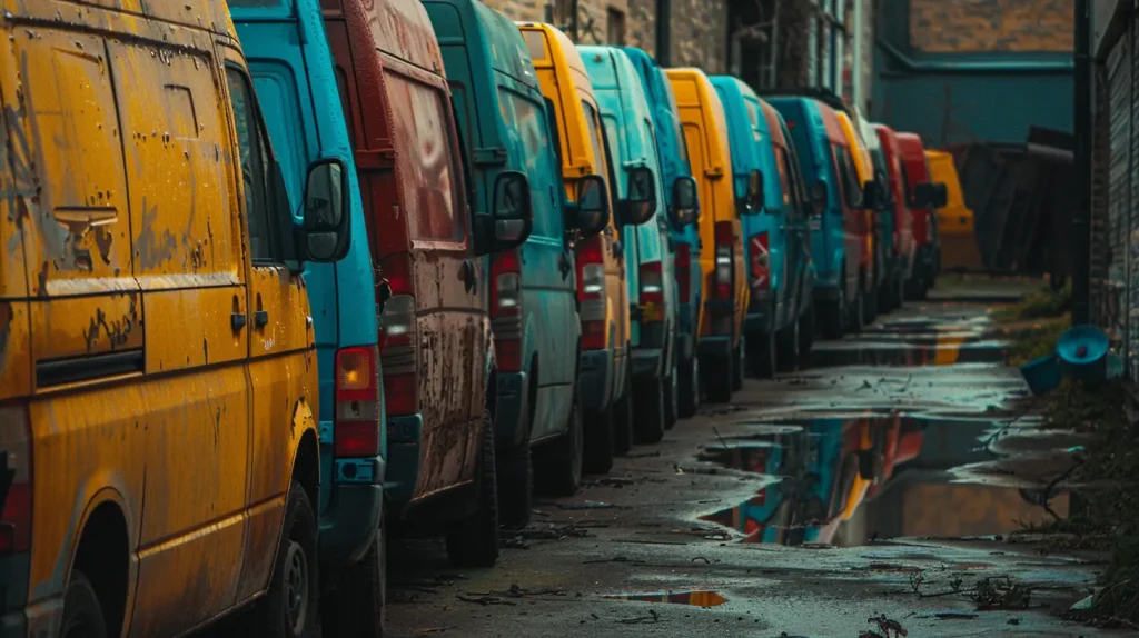 Vans stolen ready to be sold 