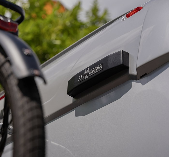 Campervan security alarm to deter theft